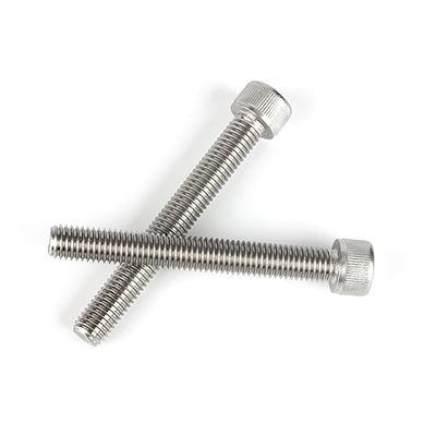 304不銹鋼A2-70內六角圓柱頭螺釘全牙滾花DIN912